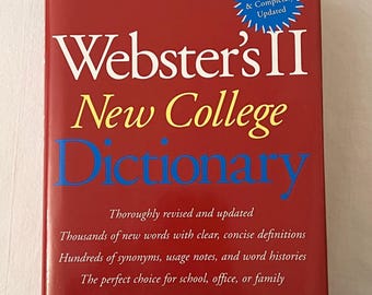 Webster's II New College Dictionary Third Edition 2005