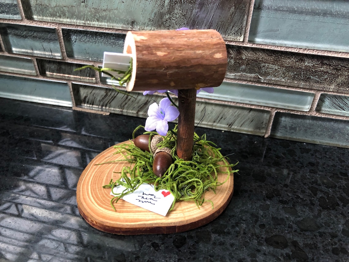 Fairy garden mailbox gnome pixie mailbox fairy mail Etsy