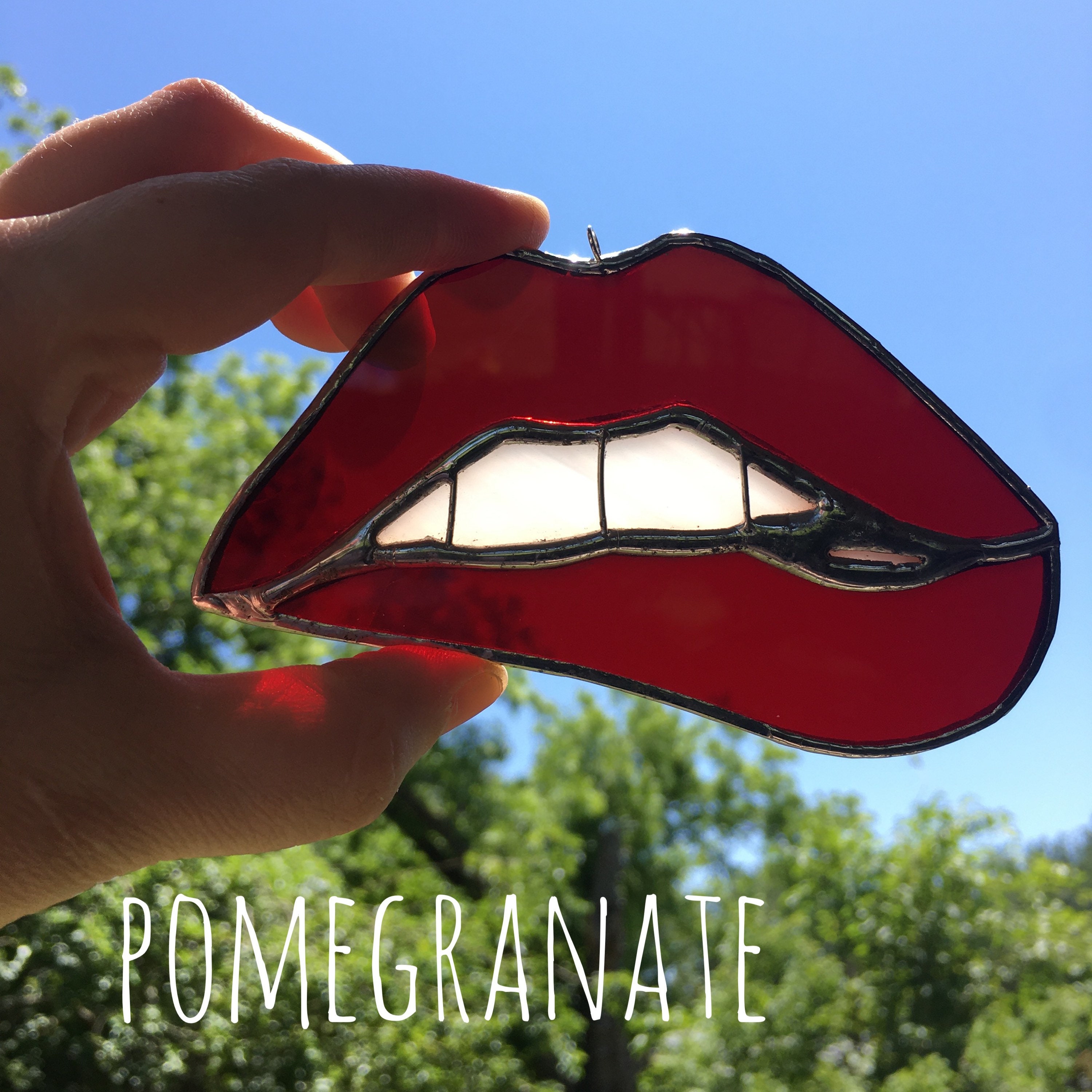 Hot Lips Sexy Stained Glass Lips Etsy