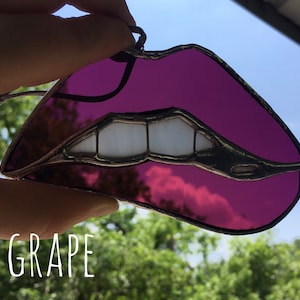 Hot Lips Sexy Stained Glass Lips