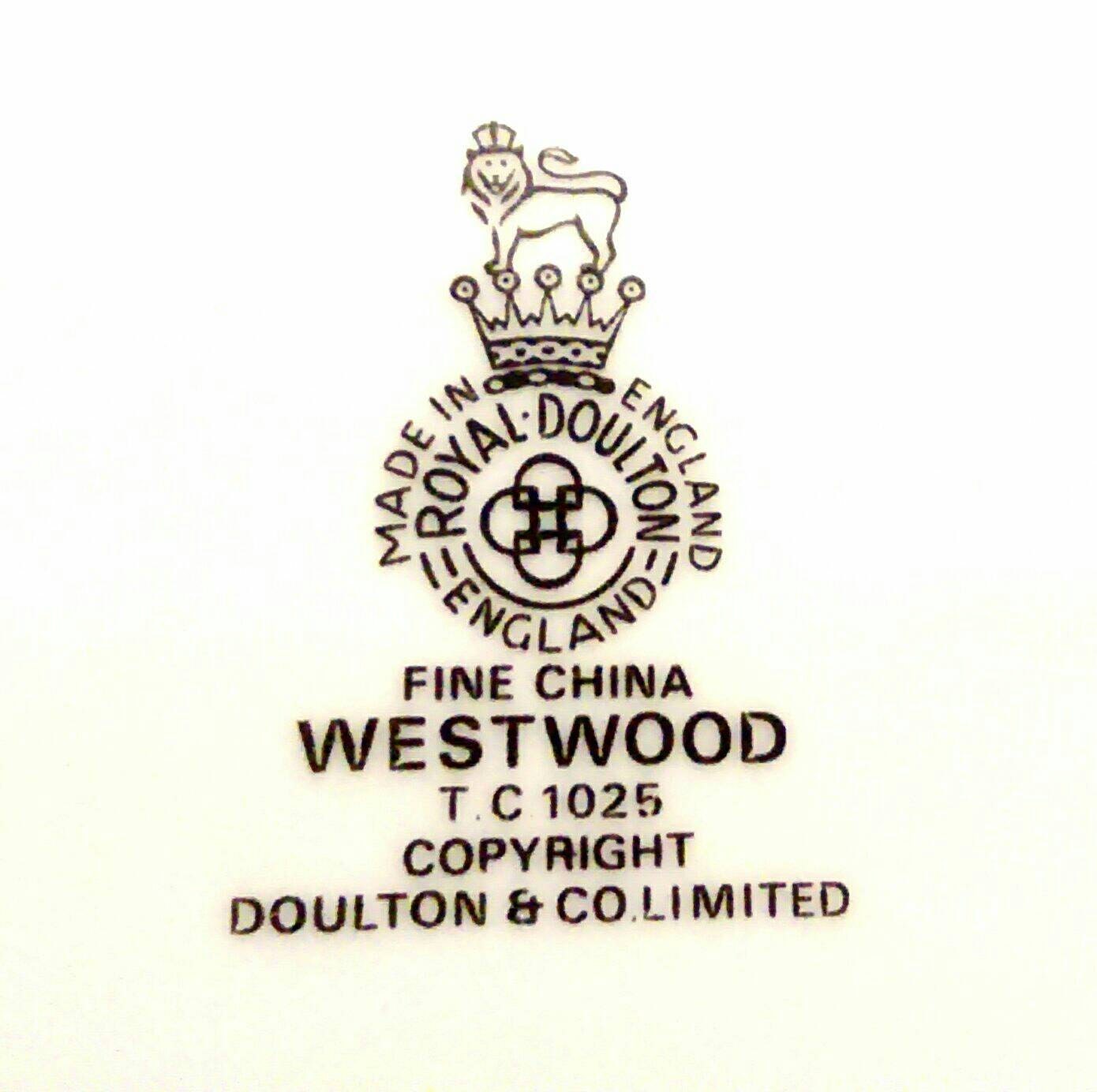 Royal Doulton China . Westwood Pattern . Fine Bone China Etsy