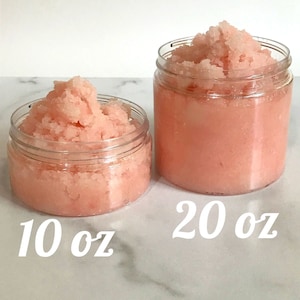 Sugar Scrub, Exfoliating Body Scrub, All Natural, Self Care Gift for Her/Him, By Wysteria