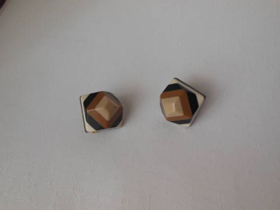 Vintage Haskell faceted geometric dome adjustable… - image 1