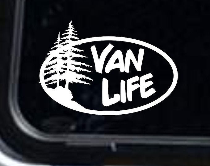 Van Life vinyl decal, Van Life, Van Life sticker, Van Life decal, van life gear, overland decal, overland sticker, overland van decal