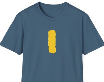 Ice Age Trail yellow blaze T-shirt unisexe softstyle, chemise jaune Blaze Marker, chemise Ice Age Trail, Ice Age Trail