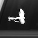 k bentley reviewed Fly decal for anglers, Fly fishermen decal, Fly sticker, Trout fish decal, Fly fishing sticker, River decal, Trout fishing, Free Shipping!!