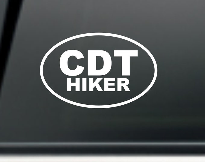 CDT Hiker decal, CDT Hiker sticker, CDT hiker, Continental Divide Trail decal, Hiker decal, Hiker sticker, Hiker gear, Hiker patch