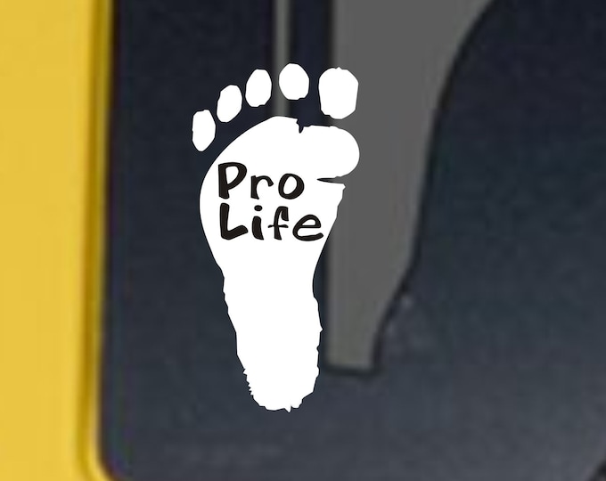 Pro Life vinyl decal, pro life sticker, pro life vinyl sticker, pro life car decal, pro life, pro life window decal, pro life advocate