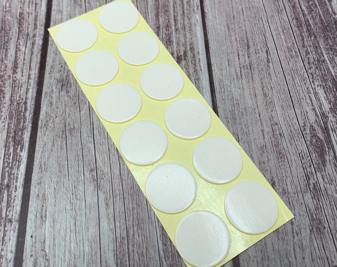12 pack replacement double-sided 20mm adhesive circles for Duck Plugs, Duck Plug adhesive circles, adhesive dots, Duck Plug sticky tape