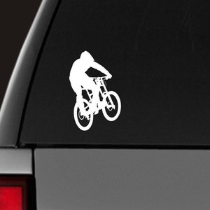 Mountain Bike vinyl decal, Mountain Bike sticker, Biking decal, Biking sticker, bike decal, bike vinyl sticker, mountain bike