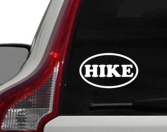 Vinyl HIKE oval decal, appalachian trail decal, appalachian trail sticker, oval hiker decal, hiker decal, hiker sticker, appalachian trail