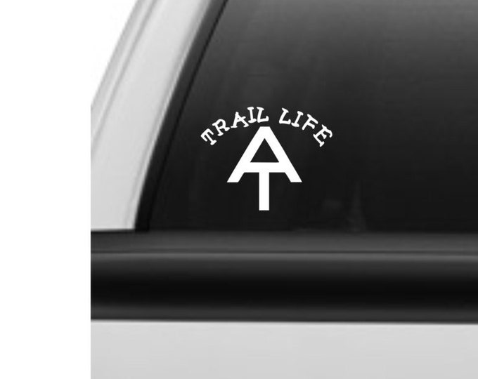 Appalachian Trail decal, Trail Life decal, trail life sticker, hiker decal, AT hiker decal, thru hiker decal, AT trail decal, trail life