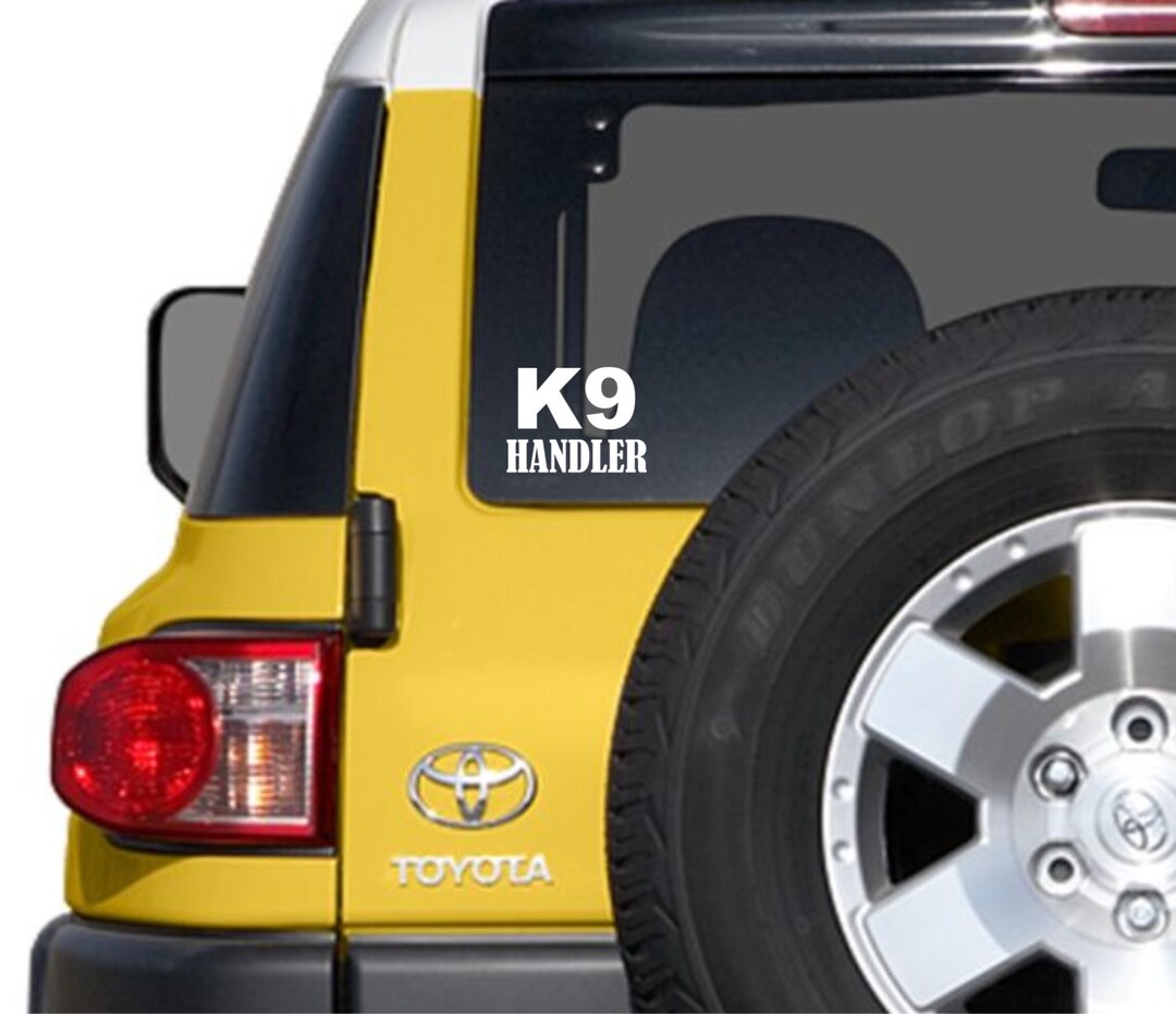 K9 Handler Decal, K9 Handler Sticker, K9 Handler, K9 Car Sticker