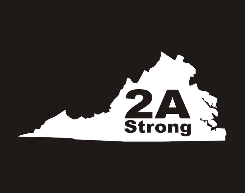 Virginia 2A strong decal 2nd Amendment decal sticker image 3