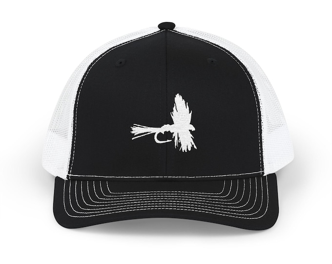 Embroidered Fly Fishing Trucker Cap, Richardson 112