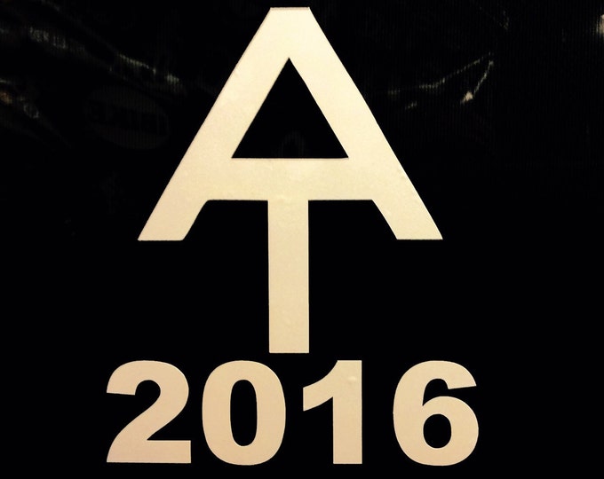 AT thru hike year decal, Appalachian Trail decal, thru hike AT decal, hike year decal, Appalachian Trail sticker