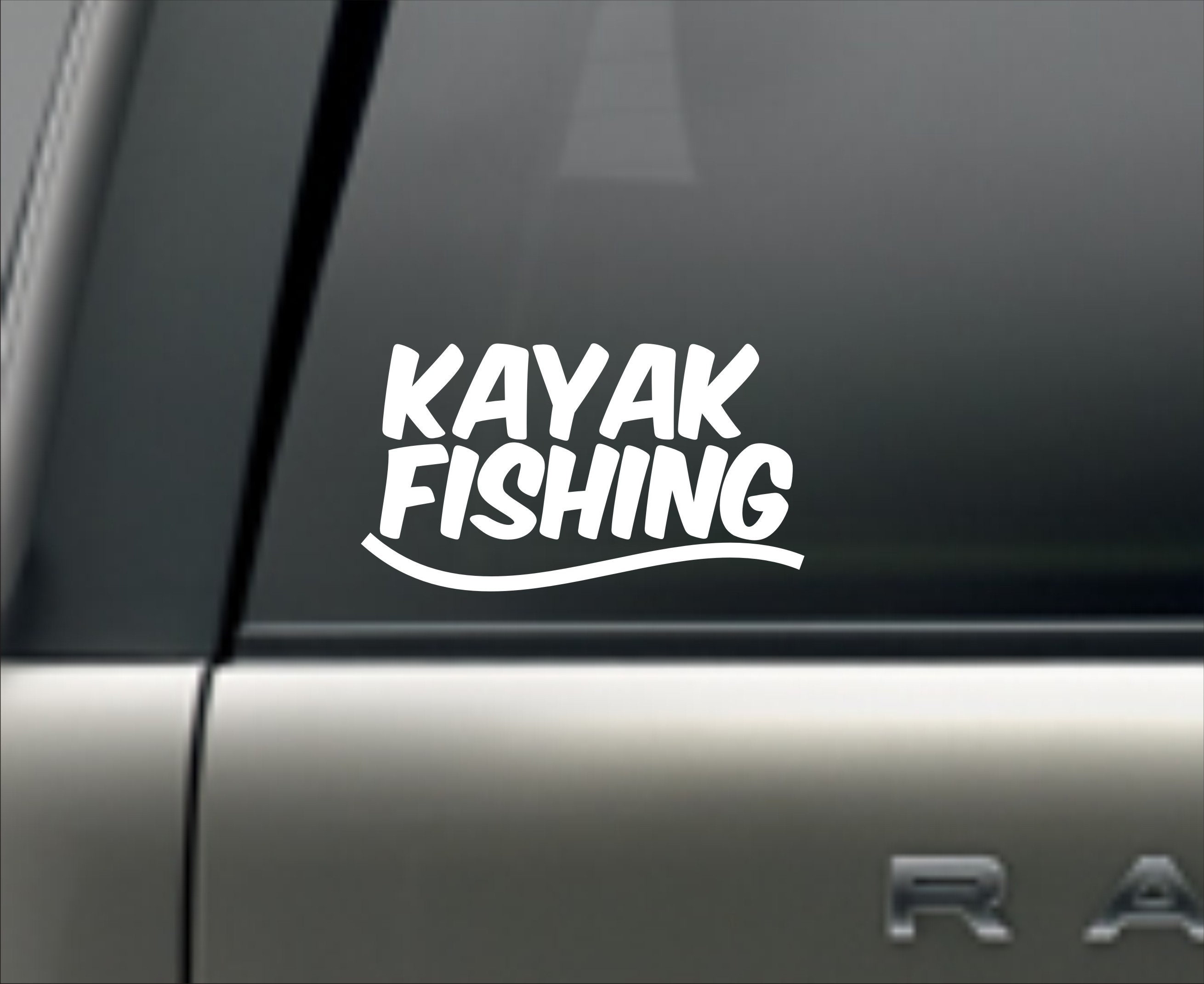 Kayak Fishing Decal, Kayak Fishing Sticker, Kayak Fishing Vinyl Decal, Kayak  Fishing, KBF Decal, KBF Sticker, Kayak Angler Decal, Kayak 