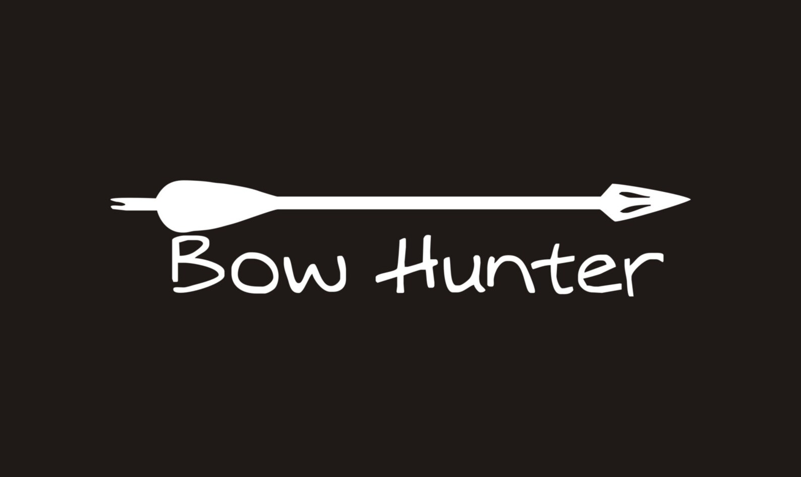 Bowhunter Decal, Bowhunter Sticker, Bowhunter Vinyl Car Decal, Arrow ...