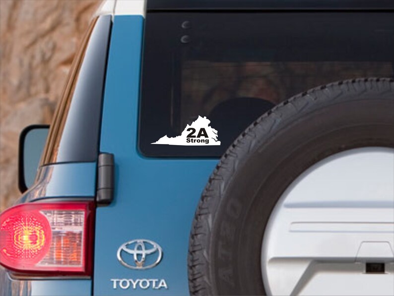 Virginia 2A strong decal 2nd Amendment decal sticker image 1