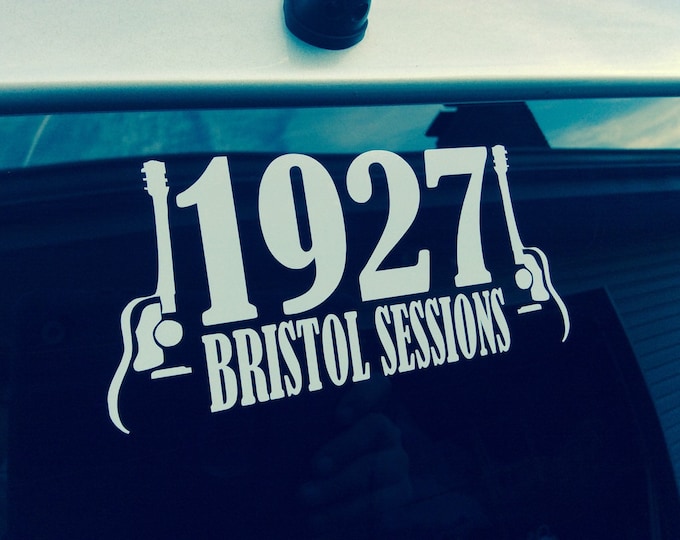 1927 Bristol Sessions decal, Birthplace of Country Music decal, Bristol VA/TN decal, Country music sticker, Country music decal