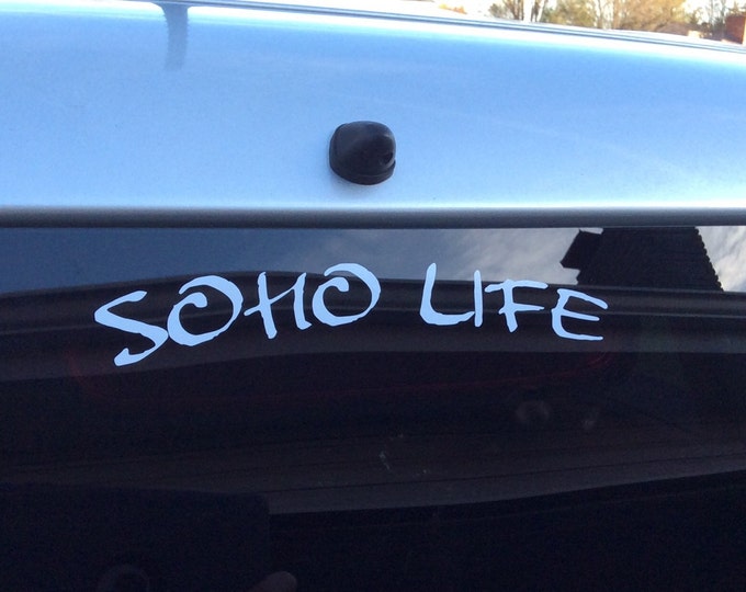 SOHO Life decal, soho life sticker, south holston lake decal, south holston lake sticker, bristol va/tn decal, bristol lake sticker