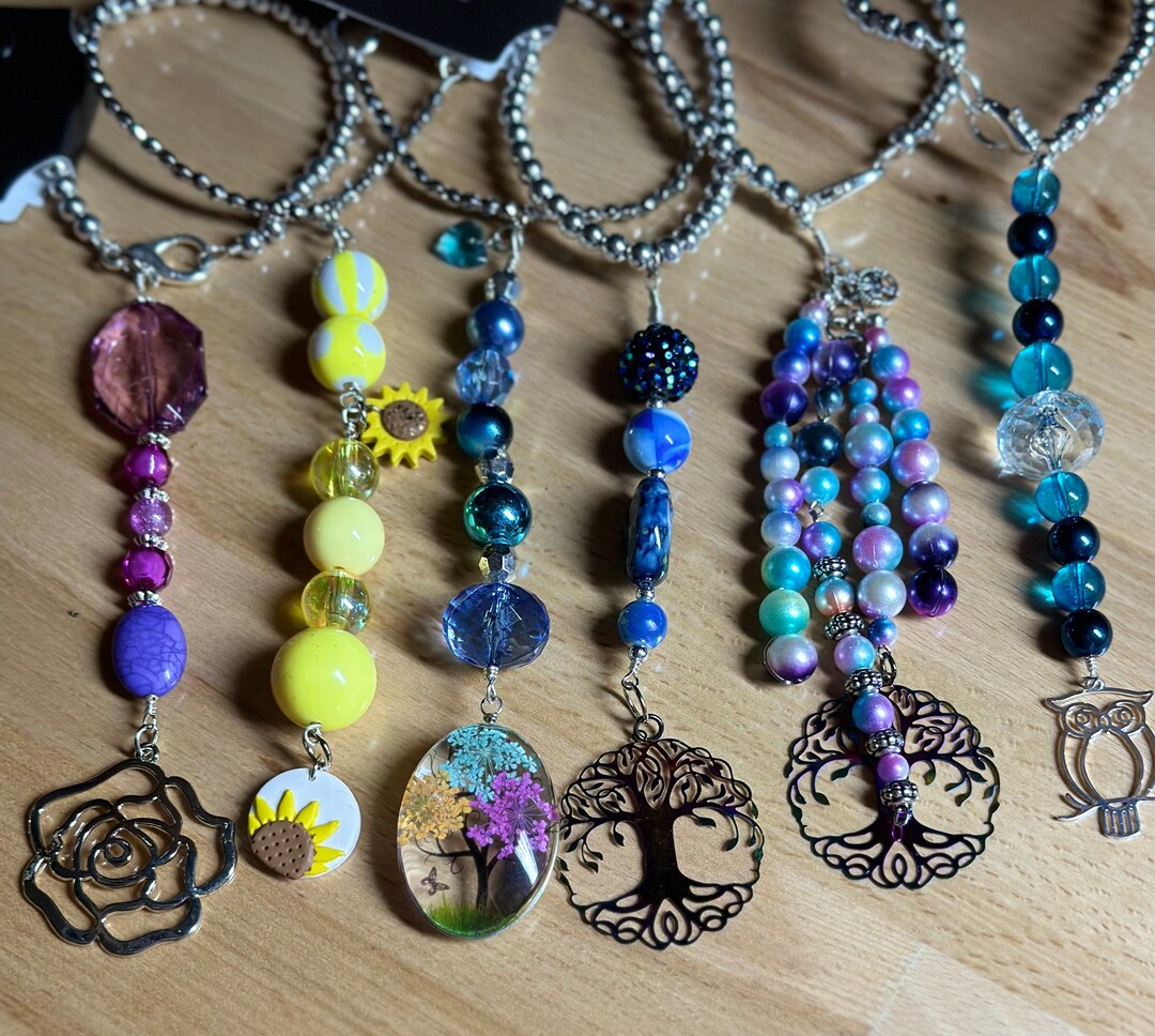 Rear View Mirror Charms Charms Danglers Car Bling Bling Etsy