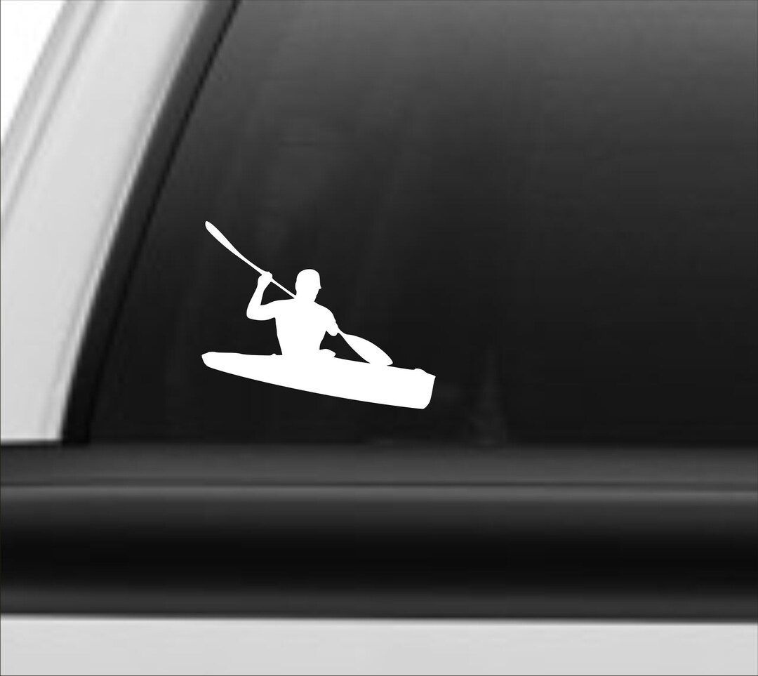 Kayak Decal, Kayak Sticker, Vinyl Kayak Decal, Paddlesports Decal