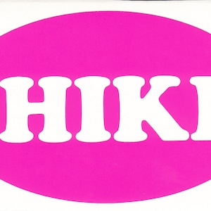 iHike vinyl decal, iHike decal, ihike sticker, hiker decal, appalachian trail decal, AT sticker, at decal