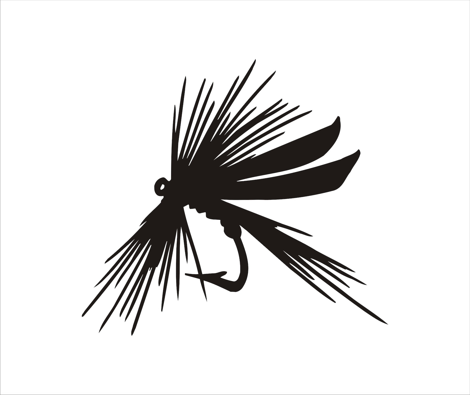 Fly Vinyl Decal Fly Fishing Decal Fly Fishing Vinyl Sticker Etsy