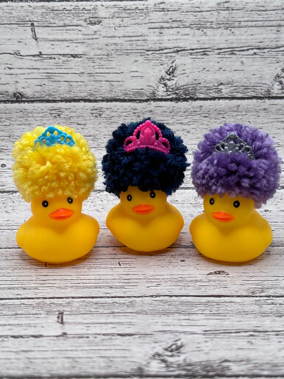 3 Pompom Duck Princesses, Ducks, Get Ducked, Rubber Ducks, Got Ducked, Duck  It, Cruising Ducks, Car Accessories 