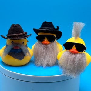 ducks, rubber ducks, get ducked, got ducked, bearded ducks, duck it, beards, duck on, cruising ducks, Unique and one of a kind!