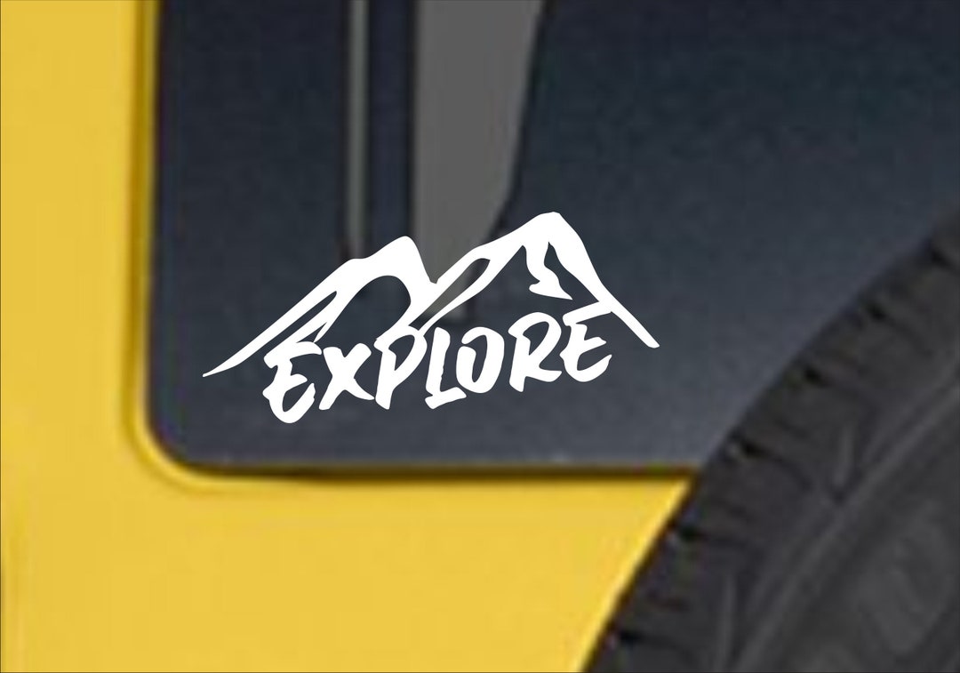 Explore Vinyl Decal, Explore Outdoor Vinyl Decal, Explore Vinyl Sticker ...