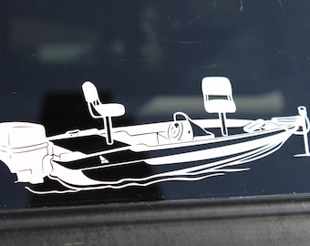 Fishing Boat Decal, Fishing Boat Sticker, Bass Boat Decal, Bass Boat  Sticker, Bass Pro Boat, Bass Angler Boat, Bass Boat Vinyl Decal 