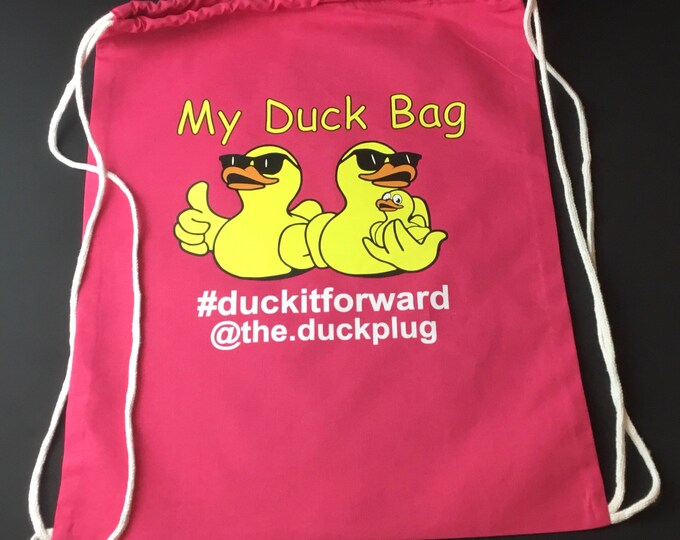 duck duck bag, rubber duck bag, drawstring duck bag pack, duck duck backpack, duck duck, rubber duck storage bag, ducking bag, ducking pack