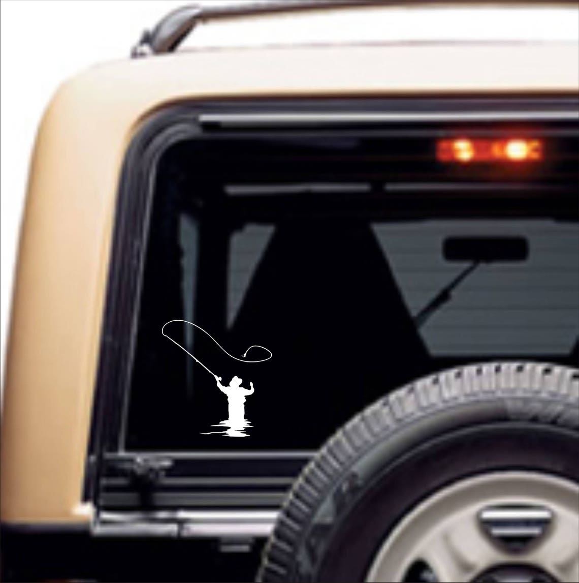 Fly Angler Vinyl Decal, Fly Fishing Sticker, Fly Fishing Decal, Vinyl ...