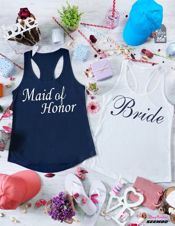 maid of honor tank top