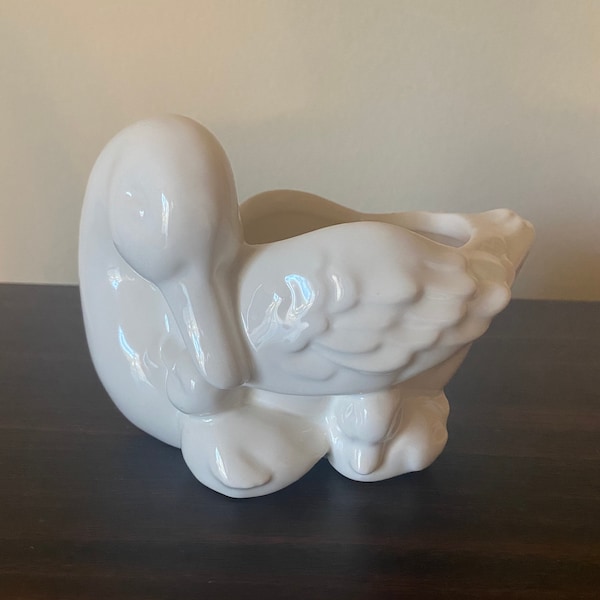 Avon Duck Planter | Avon 1984 Duck and Duckling Plater | Vintage Avon Planter | Planters | Duck Planter | Avon Collectibles } Mother's Day