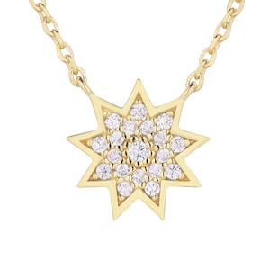 La Estrellita: Tiny Nine Star Necklace