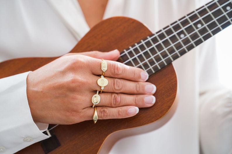 Oval Baha'i Ringstone Ring - Etsy
