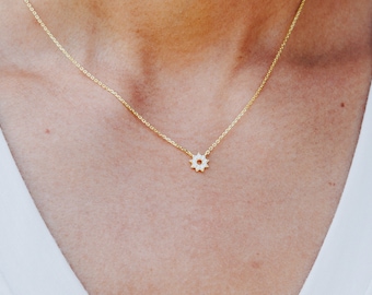 Tiny Sun Necklace