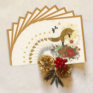 Leaping Fox Holiday Boxed Set of 10 Recycled Cards