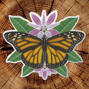Monarch Matte Mirror PVC-Free Sticker
