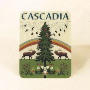Cartão Postal Sustentável Cascadia Wood