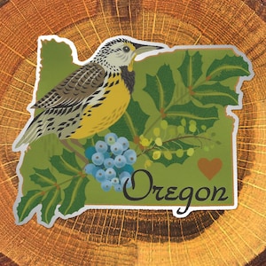 Oregon State Matte Mirror PVC-Free Sticker