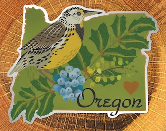 Oregon State Matte Mirror PVC-Free Sticker