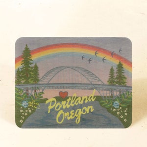 Cartão Postal Portland Rainbow Bridge Madeira Sustentável