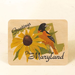 Cartão Postal Madeira Sustentável do Estado de Maryland