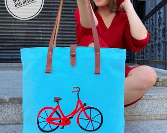 Chopper Bike Retro Cycling Cycle Bike Old School Unofficial Cotton Tote Bag Shopper