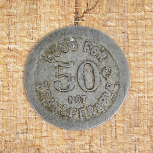 50c Louisiana Trade Token--McIlhenny Canning Mfg Co. Tabasco Avery Island LA