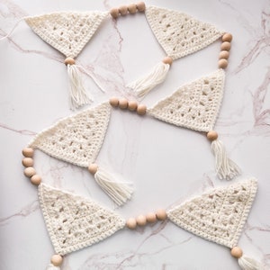 Modern Boho Bunting Crochet Pattern